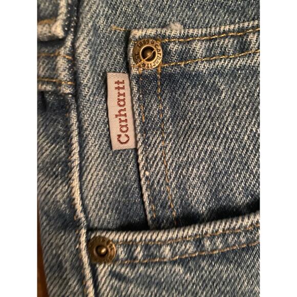 Carhartt Jeans Mens 50x32 Blue Denim Pants Holter Relaxed Straight Leg - Picture 3 of 5